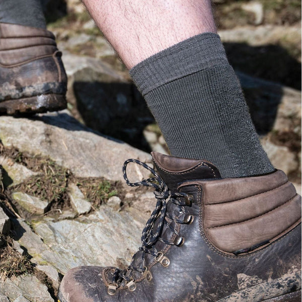1 Pack Mens Hiking Lightweight Merino Wool Boot Socks