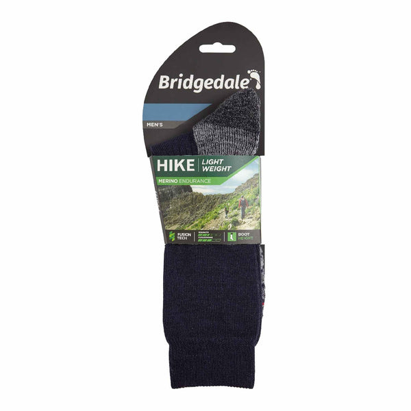 1 Pack Mens Hiking Lightweight Merino Wool Boot Socks