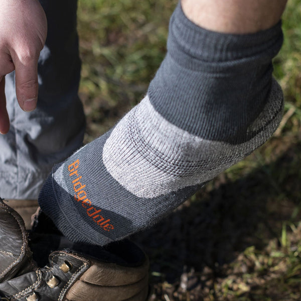 1 Pack Mens Hiking Midweight Merino Wool Boot Socks