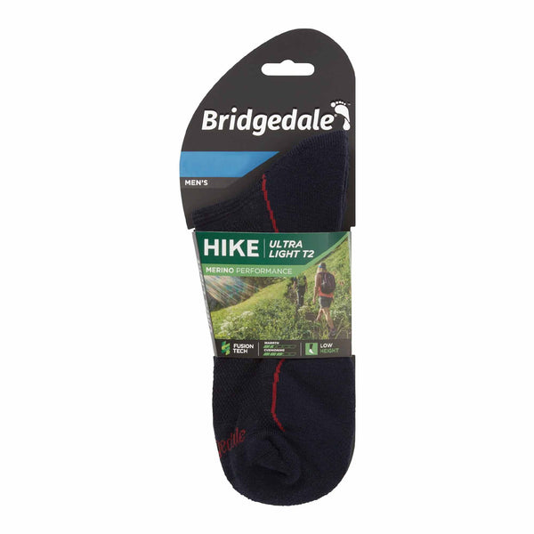 1 Pack Mens Hiking Ultralight T2 Merino Wool Low Cut Socks