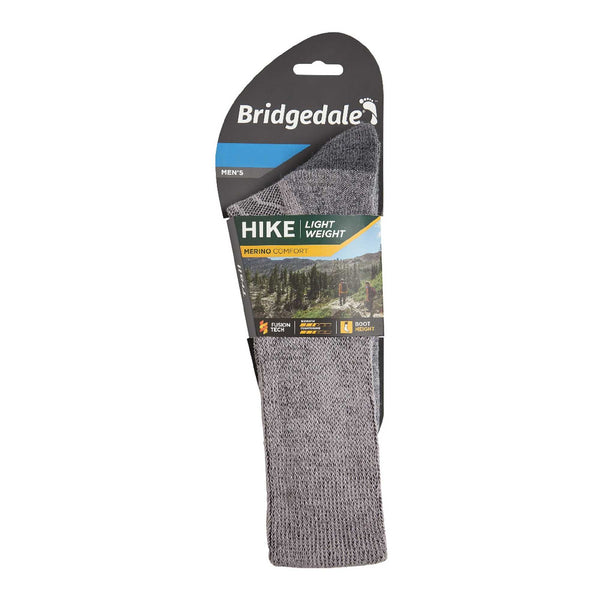 1 Pack Mens Hiking Lightweight Merino Wool Cushioned Boot Socks