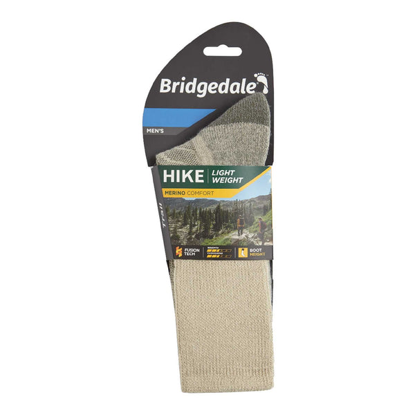 1 Pack Mens Hiking Lightweight Merino Wool Cushioned Boot Socks