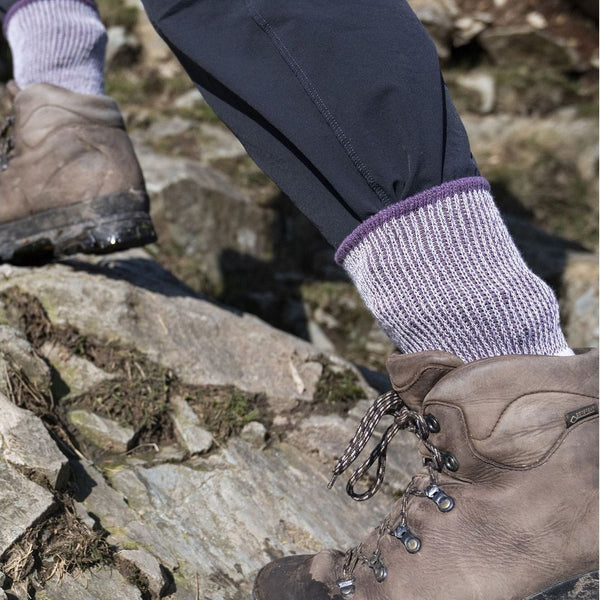 1 Pack Ladies Hiking Midweight Merino Wool Cushioned Boot Socks