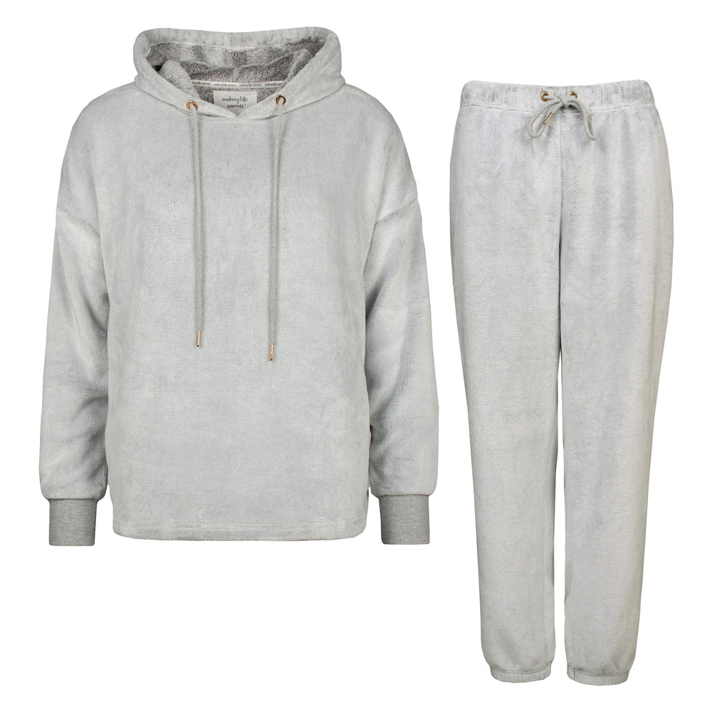 Ladies Thermal Tracksuit Set with Soft Top & Bottoms for Winter