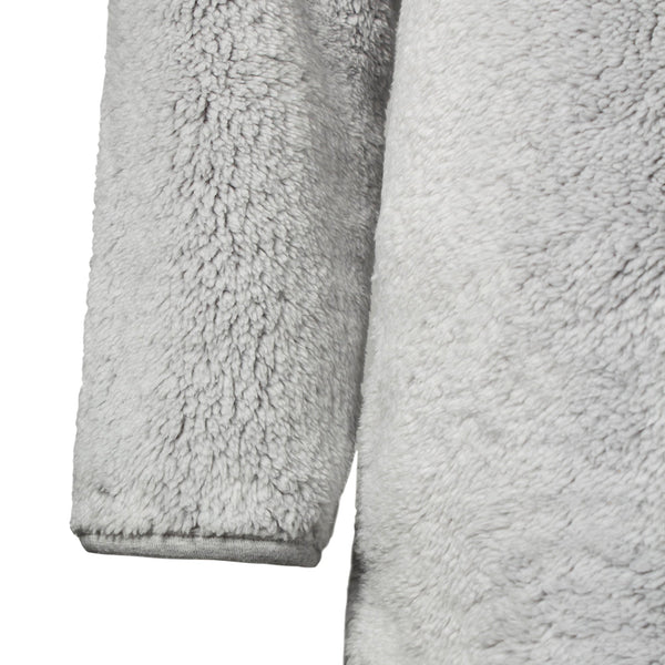 Ladies Thermal Soft Teddy Bear Fleece 1/4 Zip Hoodie Top for Winter