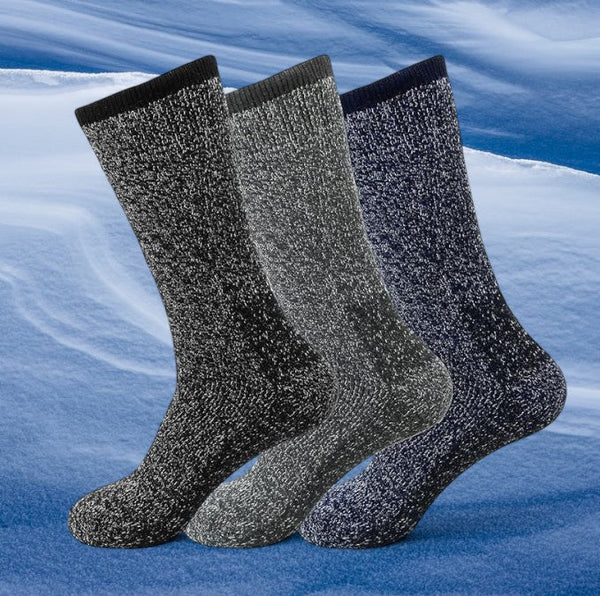 Mens Winter Warm 2.13 Tog Thermal Socks - Pack of 3