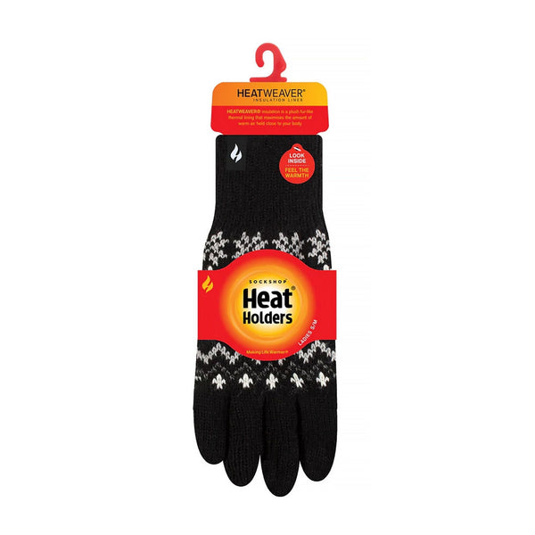 Ladies Aven Style Heatweaver Soft Fleece Lined Gloves