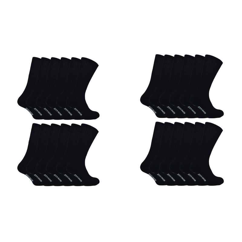 Mens Bamboo / Organic Cotton Running Sport Socks (Multipack Options)