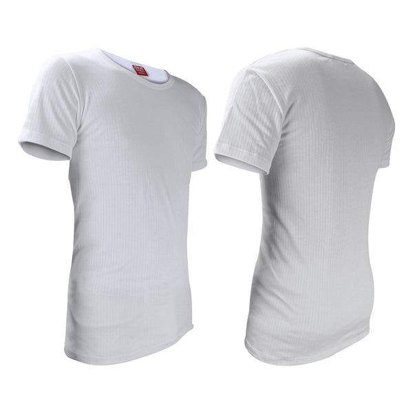2 Pack Mens Short Sleeve Thermal Top for Winter