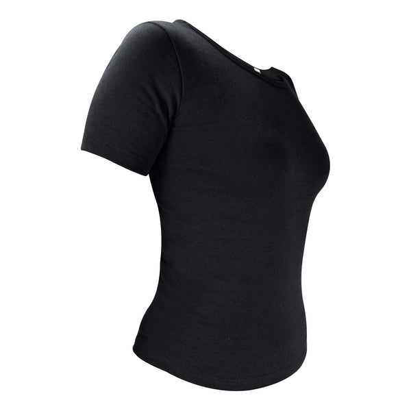 2 Pack Ladies Short Sleeve Thermal Top for Winter