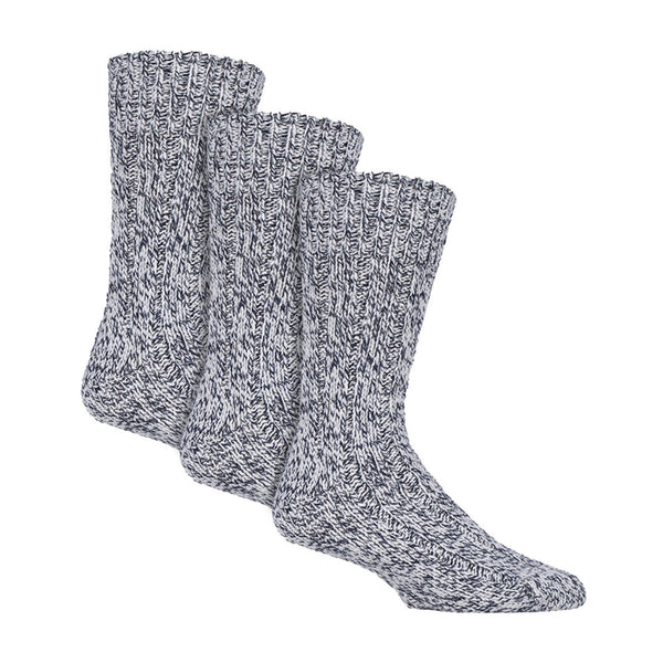 3 Pack Mens Wool Boot Socks | Thick Pennine Walker Socks | Outdoor Hiking Socks