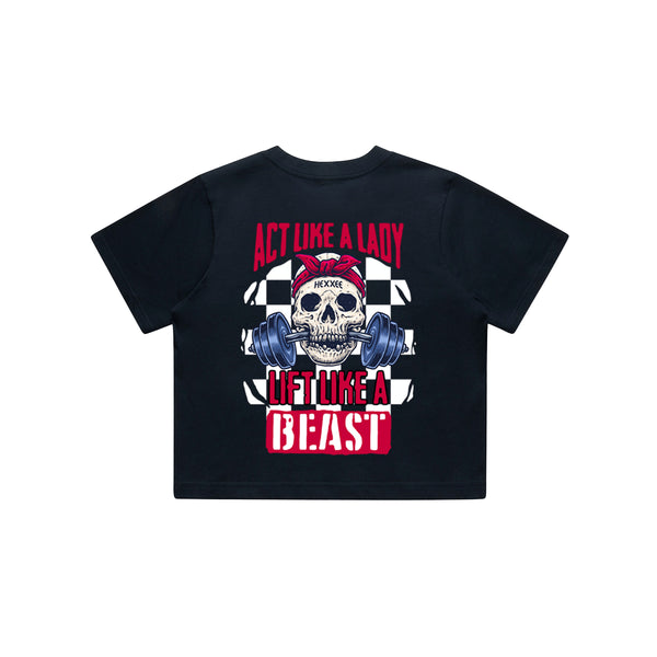 Act Like A Lady - Crop Tee
