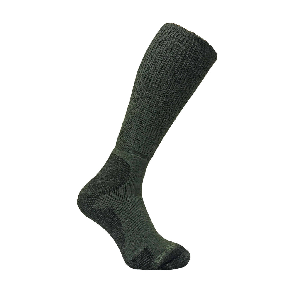 1 Pack Mens Extra Wide Knee High Merino Wool Hiking Socks