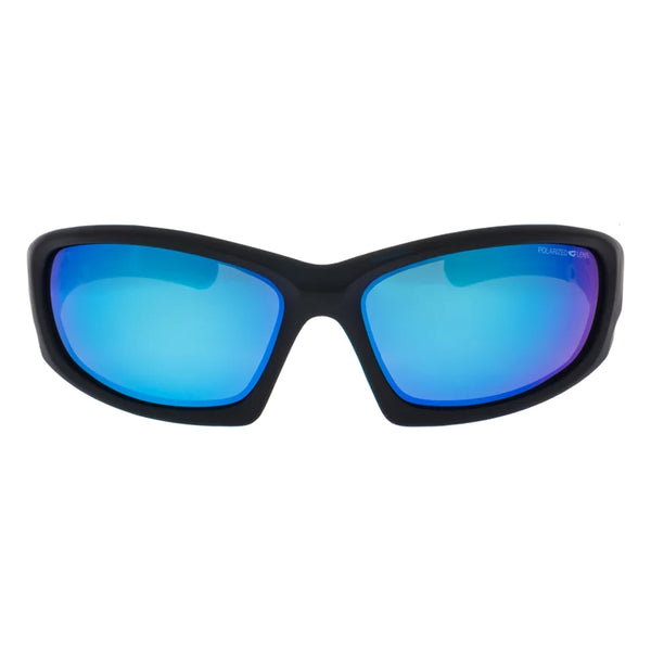 Unisex Samum Polarised UV400 Sport Sunglasses with Mirror Hydrophobic Lens