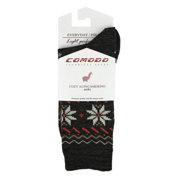 Mens Ladies Alpaca Merino Wool Hiking Socks | Breathable Trekking Socks