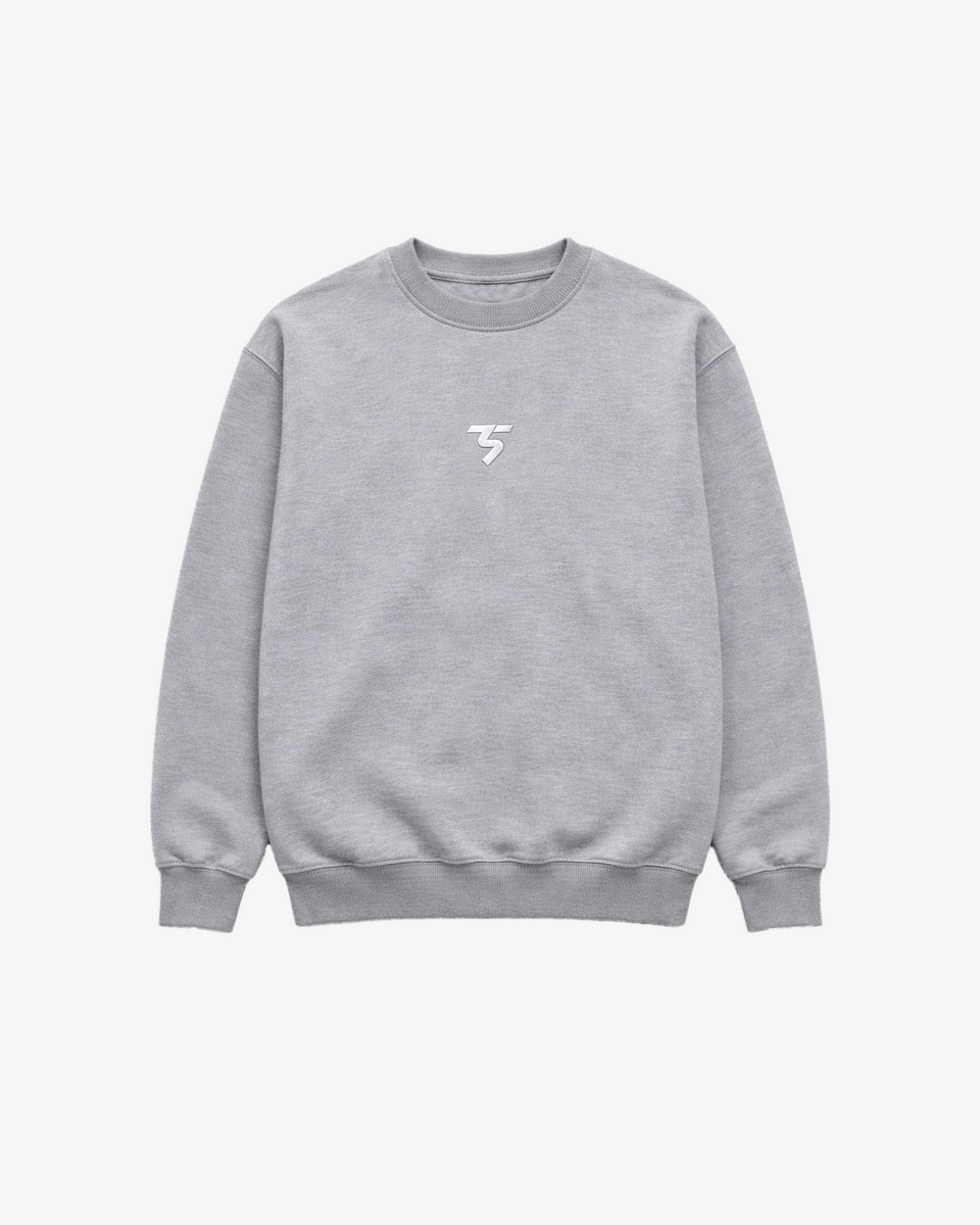 Men's Embroidered Heavyweight Sweatshirt - Light Grey