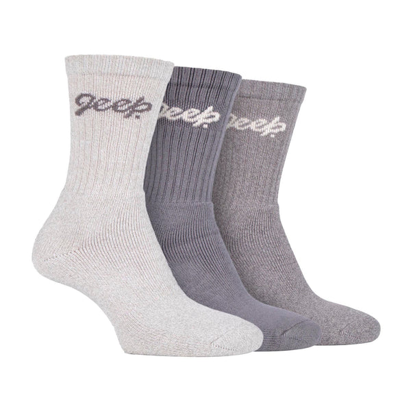 Ladies Ribbed Outdoor Boot Socks - 3 Pack, Reinforced Heel and Toe Hiking Socks