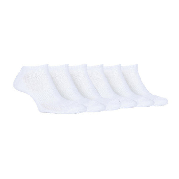 6 Pack Ladies Cotton Cushioned Low Cut Sport Ankle Socks for Running