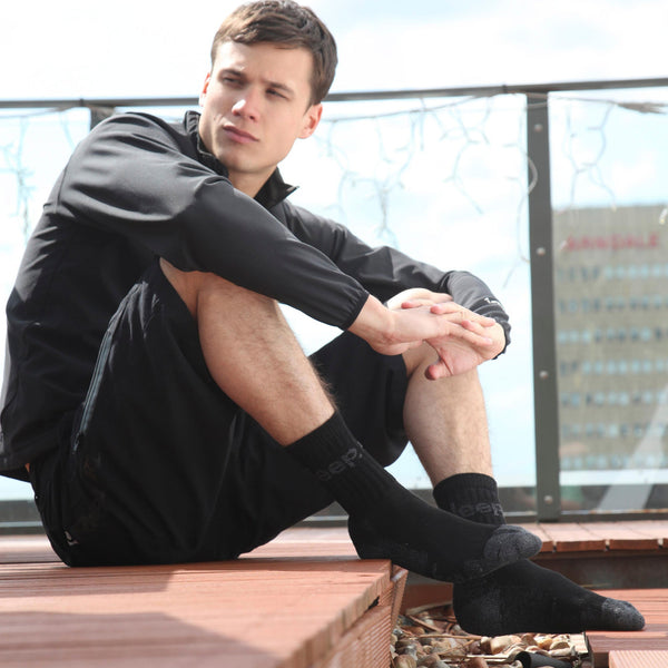 Mens Luxury Cushioned Cotton Hiking Socks (Multipack Options)