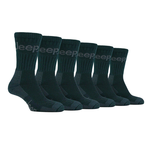 Mens Luxury Cushioned Cotton Hiking Socks (Multipack Options)