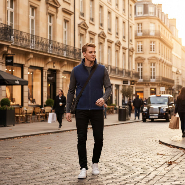 Men’s Microfleece Bodywarmer | 300GSM Casual Warm Gilet