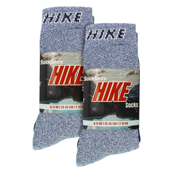 6 Pack Mens Soft Breathable Cotton Hiking Socks for Summer