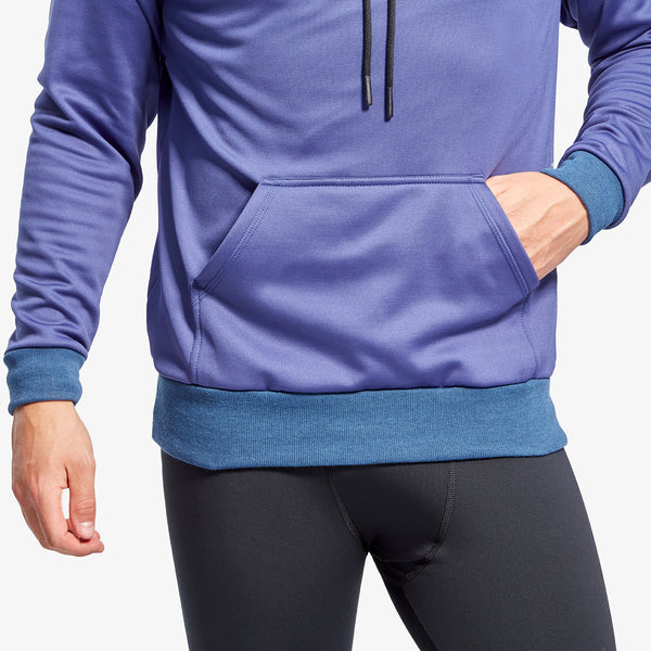 KYMIRA Men’s Hoodie — Grey & Blue