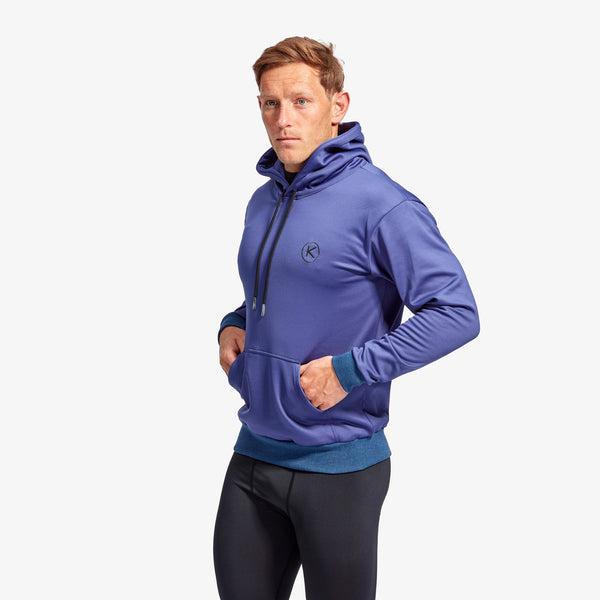 KYMIRA Men’s Hoodie — Grey & Blue