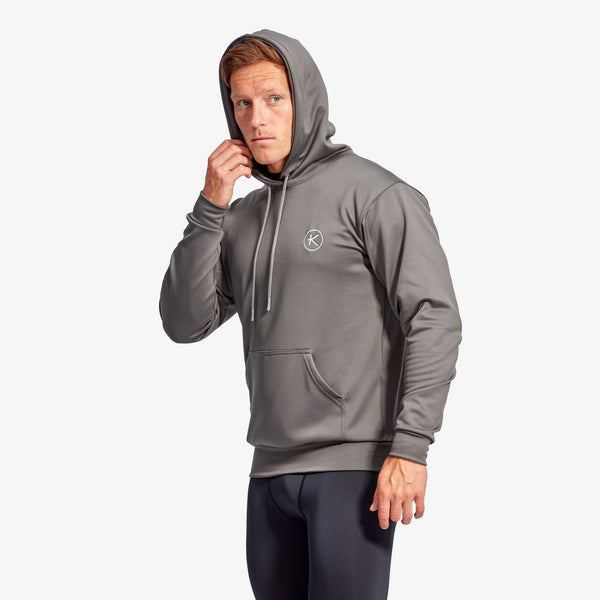 KYMIRA Men’s Hoodie — Grey & Blue