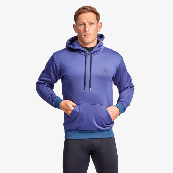 KYMIRA Men’s Hoodie — Grey & Blue
