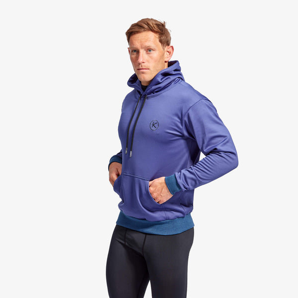 KYMIRA Men’s Hoodie — Grey & Blue