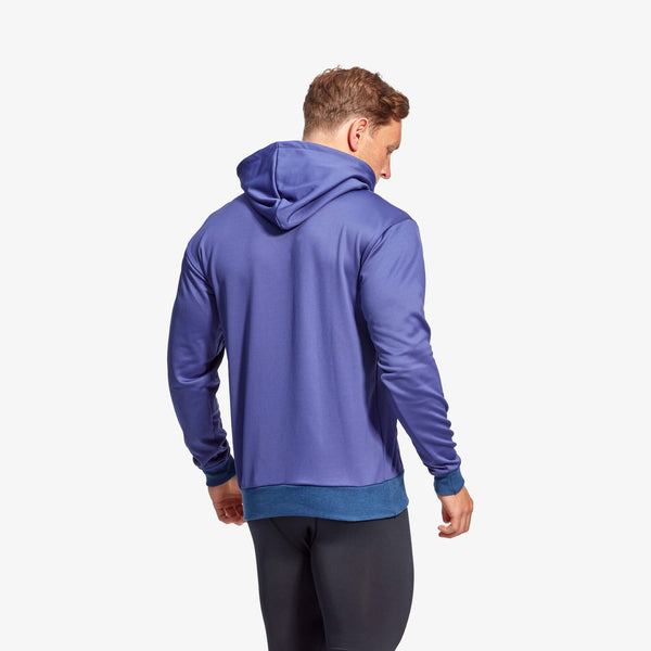 KYMIRA Men’s Hoodie — Grey & Blue