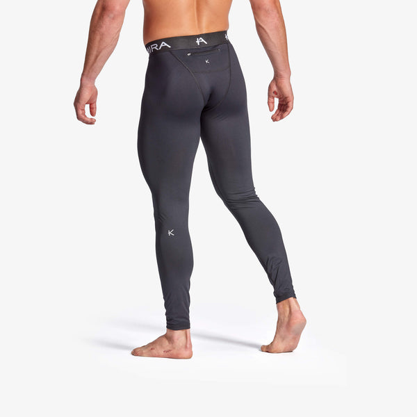 KYMIRA Men’s Performance Leggings with Zip Pocket