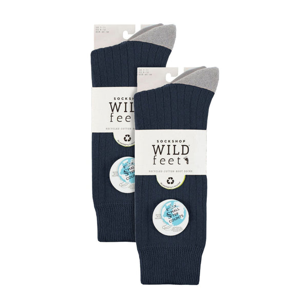 6 Pairs Mens Multipack Outdoor Cotton Boot Socks for Ultimate Hiking Comfort