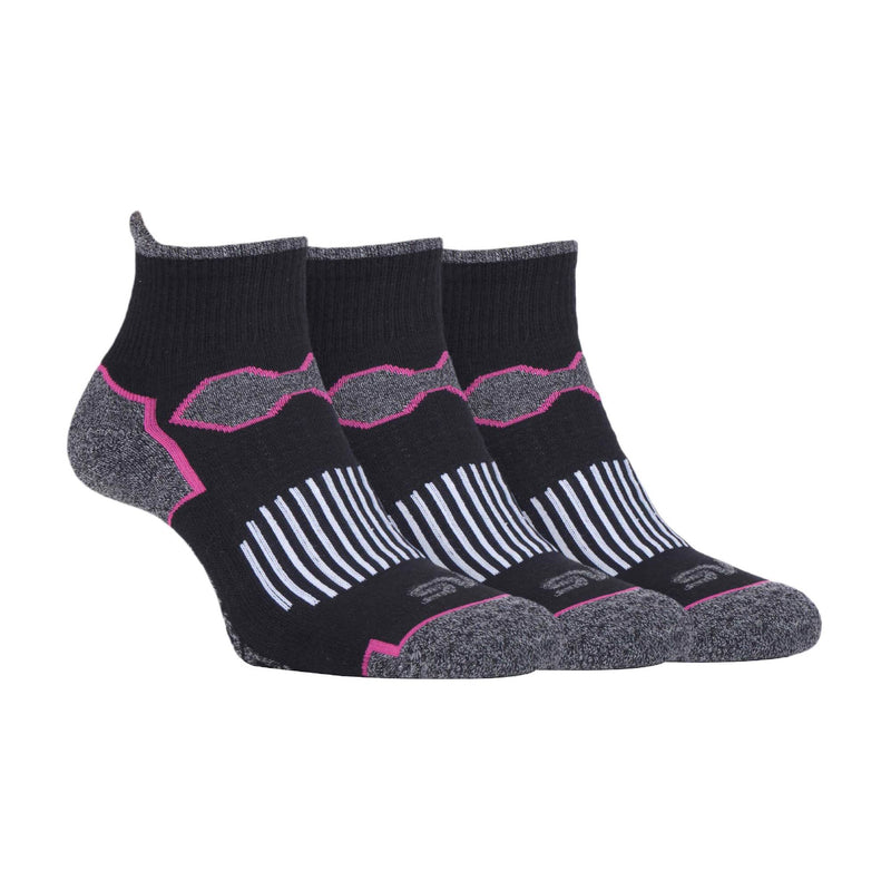 3 Pack Ladies Short Ankle Running Sports Socks with Arch Support