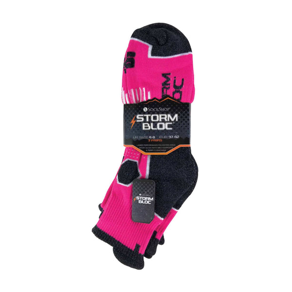 3 Pack Ladies Short Ankle Running Sports Socks with Arch Support