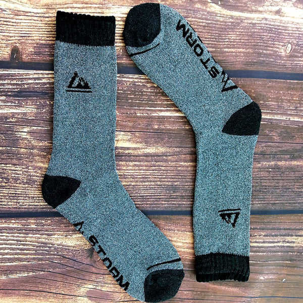 4 Pack Mens Cushion Sole Hiking Work Boot Socks