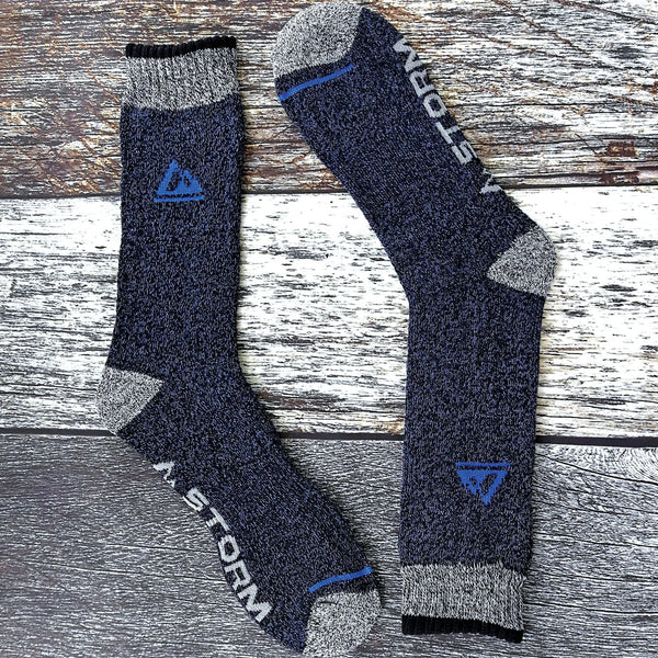 4 Pack Mens Cushion Sole Hiking Work Boot Socks