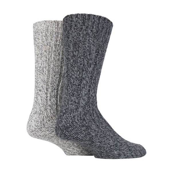 2 Pack Unisex Thick Heavy Winter Warm Wool Hiking Boot Socks