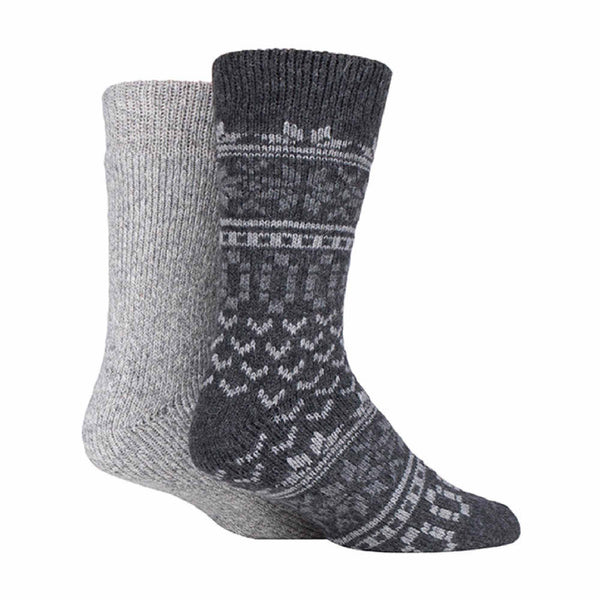 2 Pack Unisex Thick Heavy Winter Warm Wool Hiking Boot Socks