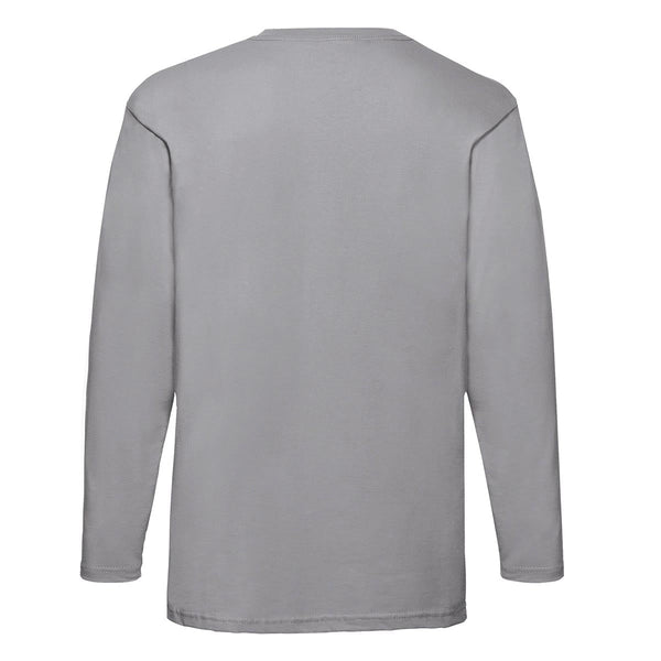Mens Crew Neck Essential Long Sleeve Cotton T Shirt
