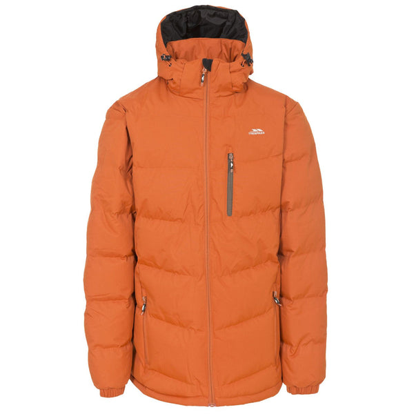 Trespass Mens Padded Casual Jacket Blustery | Quilted Puffer Hooded Coat