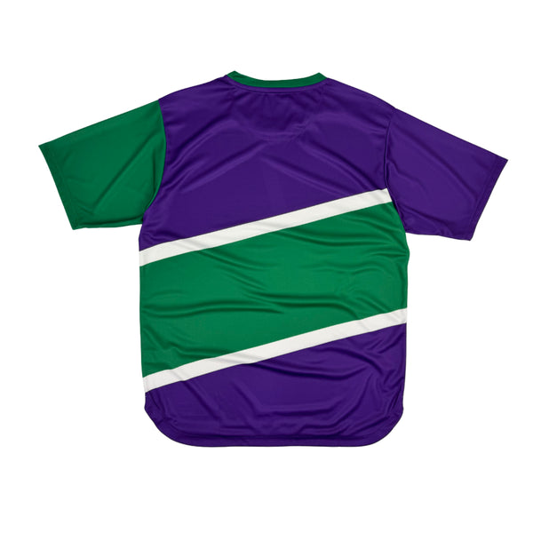 AIXO Court Men's Sports T-Shirt — Green/Purple