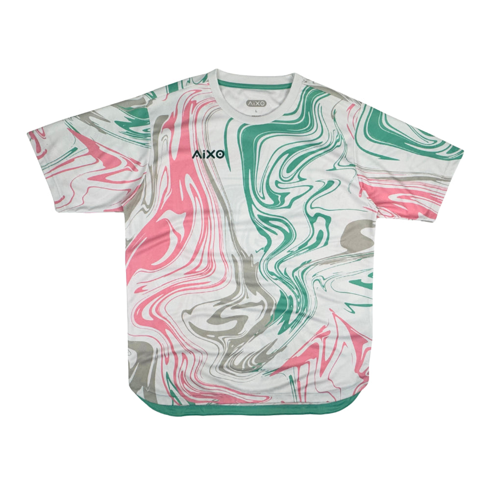 AIXO Chrome Men's Sports T-Shirt — White