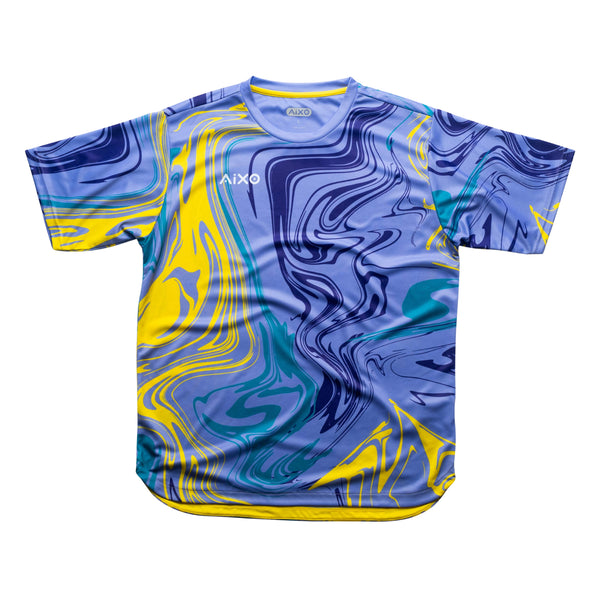 AIXO Chrome Men's Sports T-Shirt — Lilac