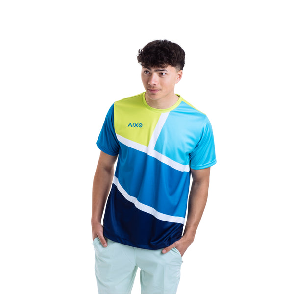 AIXO Court Men's Sports T-Shirt — Graphite