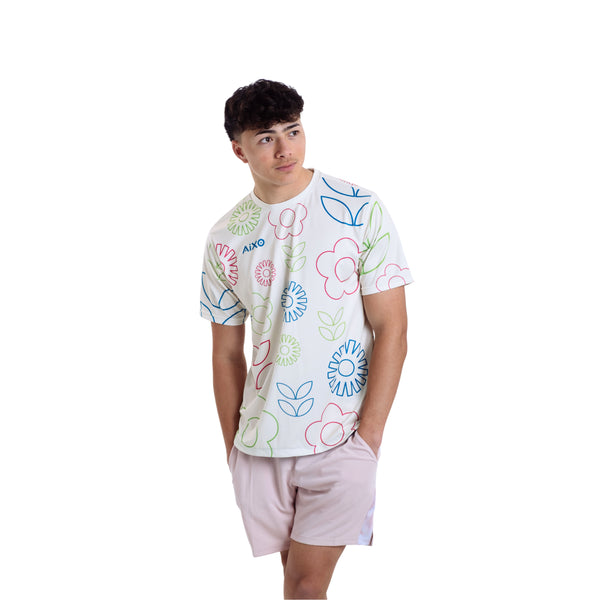 AIXO Spring Men's Sports T-Shirt — Ivory