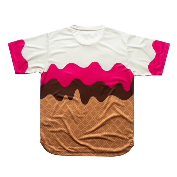 AIXO Sundae Men's Sports T-Shirt — Teal