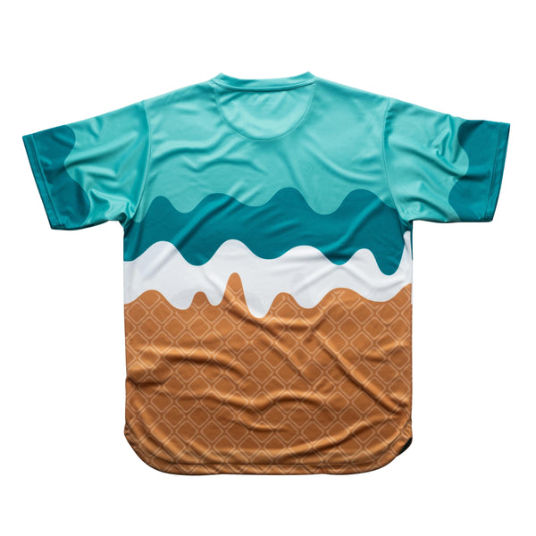 AIXO Sundae Men's Sports T-Shirt — Ivory
