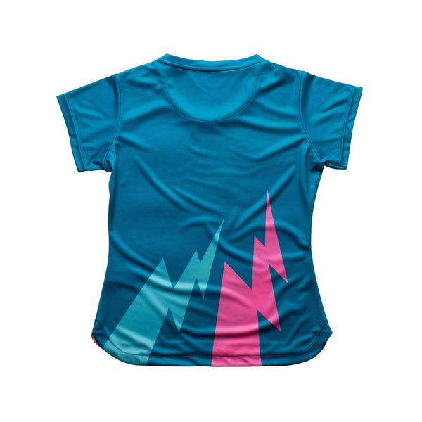 AIXO Bolt Women's Sports T-Shirt — Pink